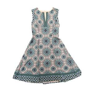 Liz Claiborne Mandala Floral Sleeveless Fit & Flare Dress - Size 4‎